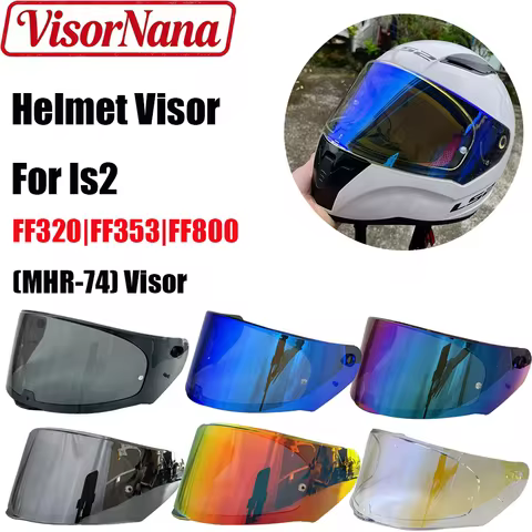 For LS2 Rapid FF353 / Rapid II FF353 / Stream FF320 / Storm Slant FF800 Spare Visor Helmet Lens
