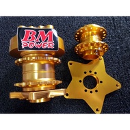 BM POWER CNC BUYUNG HUB Y15 SET FRONT REAR