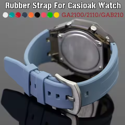 Transparent Mod Kit For Casioak GA2100 GAB2100 Rubber Sport Band Modification Bezel Frame For GA2110