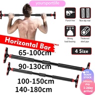 300kg Adjustable Door Horizontal Bars Home Workout Gym Chinupbar Pull Up bar Training Bar Sport Fitn