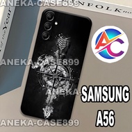 AC76/Softcase rubber for Samsung A56/Motif Latest Samsung A56 2025 Compassjangkar/silicon/silicone/