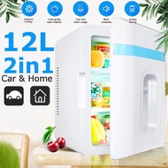 12L Mini Heating Box Fridge Home &amp; Car Ultra Quiet Refrigerators Low Noise Car Refrigerators Cold Storage Cosmetic