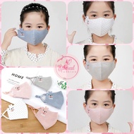 🌸ETHEREAL FASHION🌸 Kids Mask with Rabbit Design Reusable Facemask Children Mask Bunny Mask Face Covering Fashion Mask