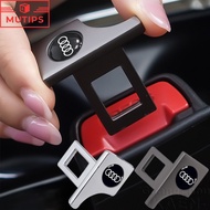 Audi Car Seat Belt Buckle Clip Extender Metal Safety Belt Plug Car Interior For A3 8l 8Y A1 Q5 TT mk
