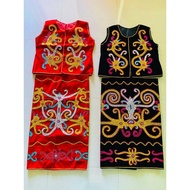 👗Set Clothes and Skirts baju orang Ulu Borneo Sarawak