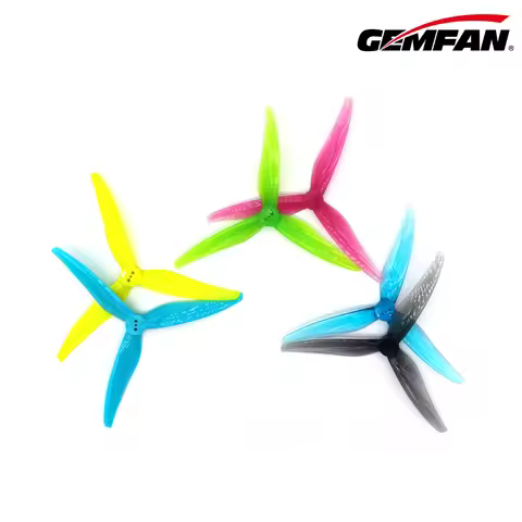 New Gemfan SL 5125 Propeller CW CCW 5.1inch 3 Paddle FPV props 4 Pair/Lot Hurricane 5125