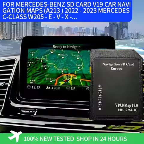 32G brand new for Mercedes-Benz SD card V19 car navigation map (A213) 2022 - 2023 Mercedes C-Class W