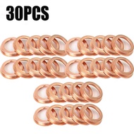 30Pcs Oil Drain Gasket Car Engine Oil Pan Plug Crush Washer Drainage Bolt Pad for Nissan 370Z Cube 2