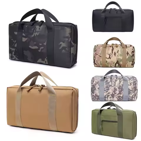 Tactical Pistol Gun Bag Case for GL 17 Beretta M9 Universal Concealed Handgun Storage Bag Magazine P
