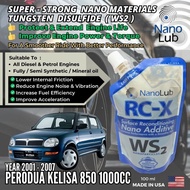 NanoLub RCX WS2 Engine Oil Additive - Perodua Kelisa 850 1000cc ( Year 2001 - 2007 ) 100ml Made In U