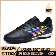 Llama King รองเท้าฟุตบอลคุณภาพสูงล่าสุด หนามแหลมวิลโลว์ราคาไม่แพง AG/TF รองเท้าฝึกซ้อมการแข่งขัน