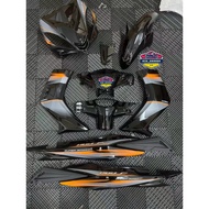 🇻🇳ORIGINAL EXCITER LC135 V1 COVERSET HITAM OREN CRYPTON STRIPE TANAM LC135 V1 COVERSET STICKER TANAM