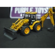 HUINA DIE-CAST METAL PROFESSIONAL BACKHOE LOADER SCALE 1:50