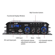 S-299 Mini 4.1 Audio Stereo Power Amplifier BT Portable Car and Home Dual-Use 4X40W Remote Audio Amp