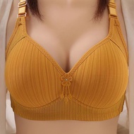 Thin Pad Bra Big Size 36-44 Cup B C Wireless Bras No Wire No Iron Woman Innerwear