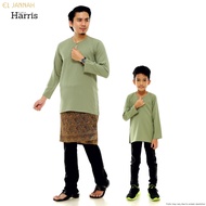 El Jannah Kurta Sedondon Father Son Teluk Belanga Men Boy Raya Adult Children Mint Green