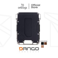 Dango Products M2 Maverick Wallet Hand Polished Nickel Plated Single Pocket Leather