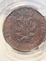 1912年湖南省造雙旗十文銅幣
