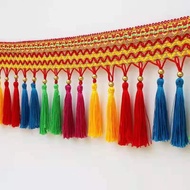 J6p auman dongfeng tianlong tassel decorative pendant truck front windshield lace