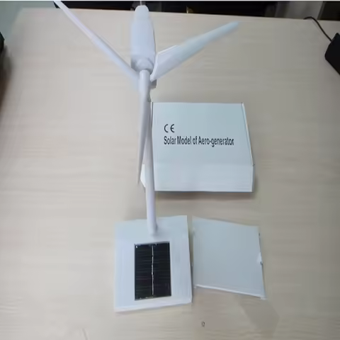 140 * 90 * 30Mm Solar Electric Model Generator, Windmill Model Ornament DIY Solar Generator Alternat