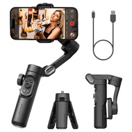3-Axis Gimbal Stabilizerสําหรับสมาร์ทโฟนมือถือแบบพับได้โทรศัพท์บันทึกวิดีโอVlog Anti-Shake Stabilize