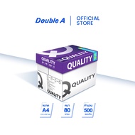 [5 รีม Quality Purple] กระดาษถ่ายเอกสาร หนา 80 แกรม ขนาด A4/500 แผ่น ต่อรีม