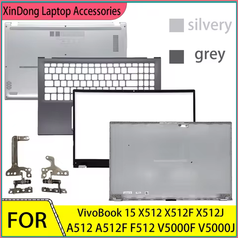 Notebook LCD Back Cover/Front Bezel/Hinges/Palmrest/Bottom For VivoBook 15 X512 X512F X512J A512 A51