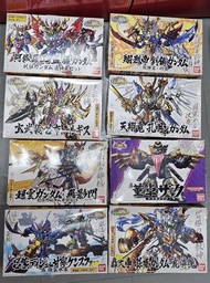 SD Gundam [三國傳] BB戰士 (翔烈帝劉備(龍輝寶・的盧), 趙雲・飛影閃,  真・董卓, 天翔龍孔明, 阿修羅王孟獲(巨神象), 玄武裝呂布, 轟大帝孫權・虎燐魄, 呂蒙・甘寧(強襲水軍
