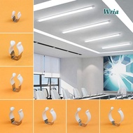 WRIA 5Pcs Spring Terry Clip, Clamp Holders With Rubber Protection Lamp Tube Clip,  Base Tool T3/T4/T