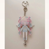 KAngel Movable Wing Keychain Women Needy Girl Overdose Acrylic Key Chain Man Kawaii Key Ring Bag Pen