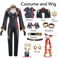 Genshin Impact Mavuika ชุดคอสเพลย์ผู้หญิง Pyro Archon สูทเกมเครื่องแบบเซ็กซี่เครื่องประดับสตรีปาร์ตี