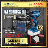 Bosch 18V GSR185-LI / GSR 185-LI Cordless Drill Driver 18V - package - 12 month warranty [ BOSCH CORDLESS ]