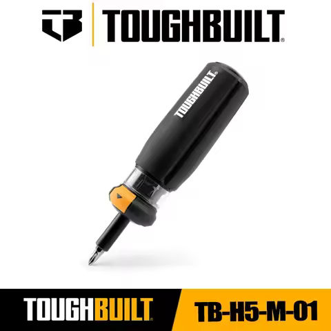 TOUGHBUILT TB-H5-M-01 Autoloading Multi-Bit Driver Magnetic Portable Screwdriver Hand Tools Toughbui