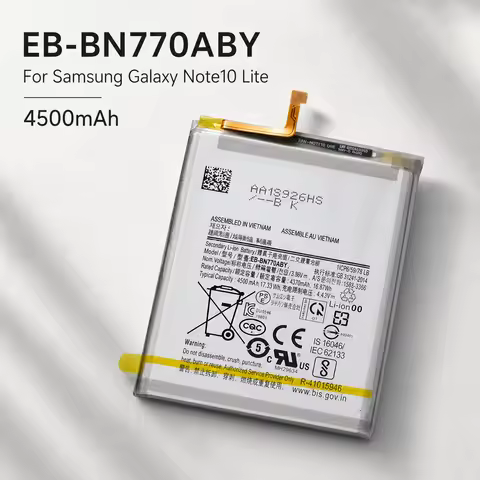 Replacement Battery EB-BN770ABY 4500mAh For Samsung Galaxy Note10 Lite Note 10 Lite Mobile Phone Bat