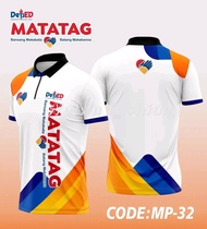 UNIFORM MATATAG SUBLIMATION CODE-MP-32 DEPED BUDGET Summer New Casual Sports Jersey Men Women Couple