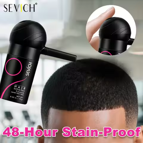 SEVICH Hair Building Fiber Set - Spray Head Design, Precise Coverage, 3 Sec Quick Thickening for Spa