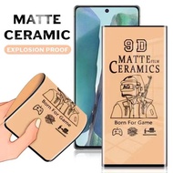 For Tecno Camon 40 30S Pro Spark Slim Pova Curve 4G 5G Matte Ceramic Screen Protector Tempered Glass