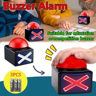Game Answer Buzzer Alarm Game Button Buzzer for Games with Sound Light Trivia Quiz Got Talent/J091