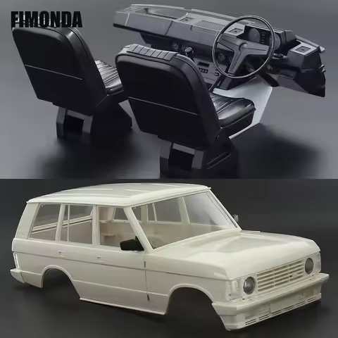 313mm Wheelbase ABS Hard Body Set / Instrument Desk Seat Interior for 1/10 RC Crawler Axial SCX10 TR