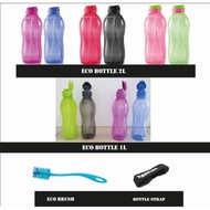 Tupperware 1 Liter 1L Bottle / Giant 2L 2 Liter Eco Bottle / Eco Bottle Strap / Eco Bottle Brush