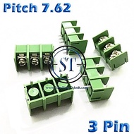 Terminal PCB Block Block Pitch 7.62 mm 3 Pin Screw Screw PCB Block 3P Pole 7.62 KF7620 KF7.62 Connec