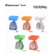 Constant 14192-60 1kg/2kg/3kg/5kg Mechanical Analog Kitchen Weighing Food Scale With Bowl Penimbang 