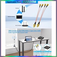 zzz SMA Y Splitters Cable SMA Female to Double Male RG316 Extension Cable Adapters Connectors for 3G