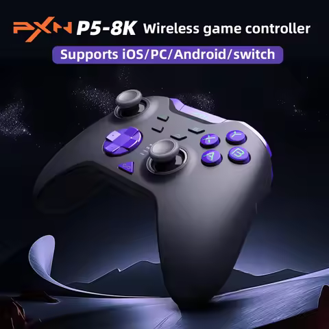 Original PXN P5 8K high-performance game controller, Hall trigger, 8K capacitive joystick, multifunc