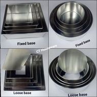 Aluminium Square Cake Tin / Round Cake Tin / Loyang Petak / Round Cake Tin / Loyang Bulat 6/7/8/9/in