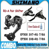 INTNERSON Acera M390 RD 7/8S EF500 Shifter 3x7/8 Speed Rear Derailleur 7/8s Mtb Bike Parts