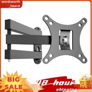 Wall Mount Bracket Adjustable for TV Monitor for Most 10-26 in Installation Hole Spacing 100x100mm