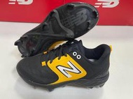 2023 New Balance NB 2E寬楦 棒壘球膠釘鞋 PL3000Y6 黑黃白