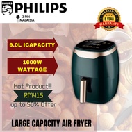 🎉READY STOCK🎉 Philips 8L Air Fryer Large High-Capacity Air Fryer 601-D (8.0L) Mesin Goreng Tanpa Minyak LED Digital