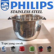 MAGIC COM Pan PHILIPS STAINLESS STEEL RICE COOKER HD 3118 3128 3131 3132